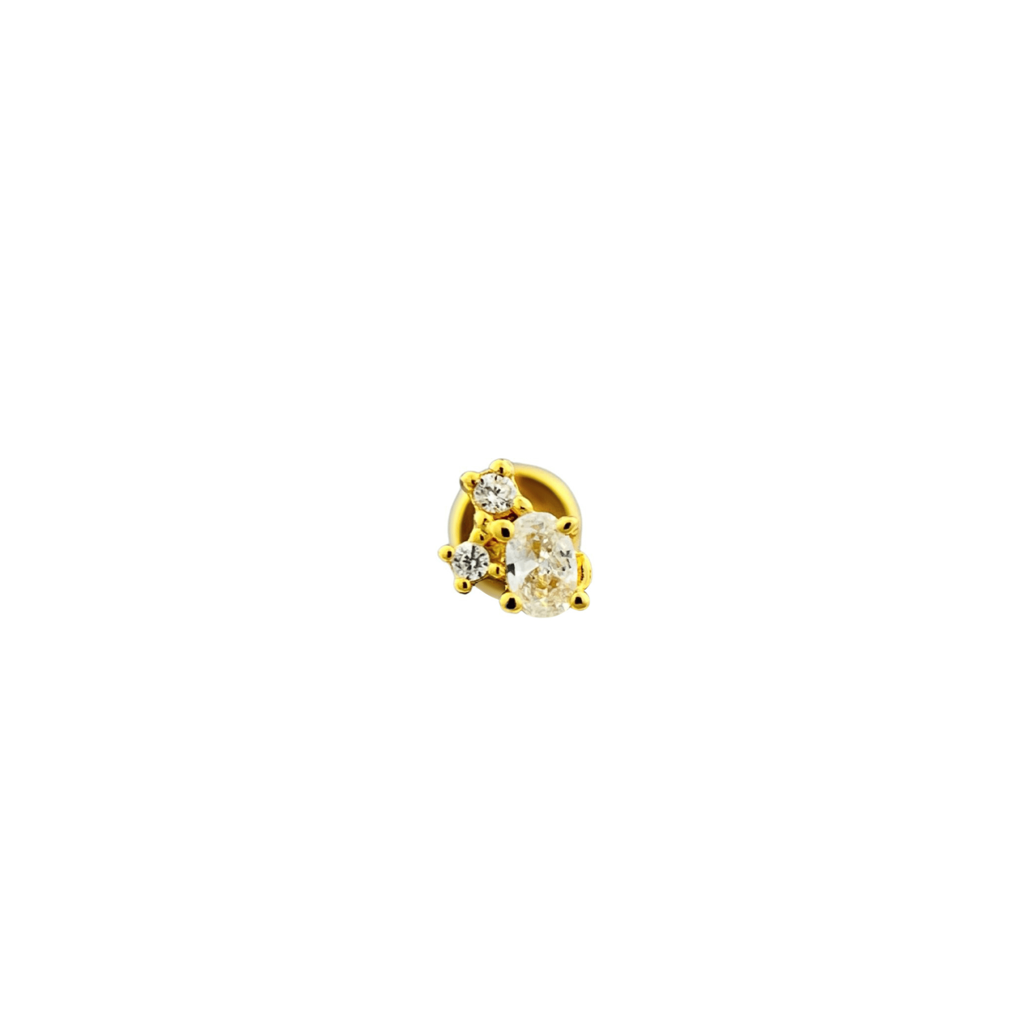 Amalie Stud Earrings 18K Gold Vermeil - Sonter Studio