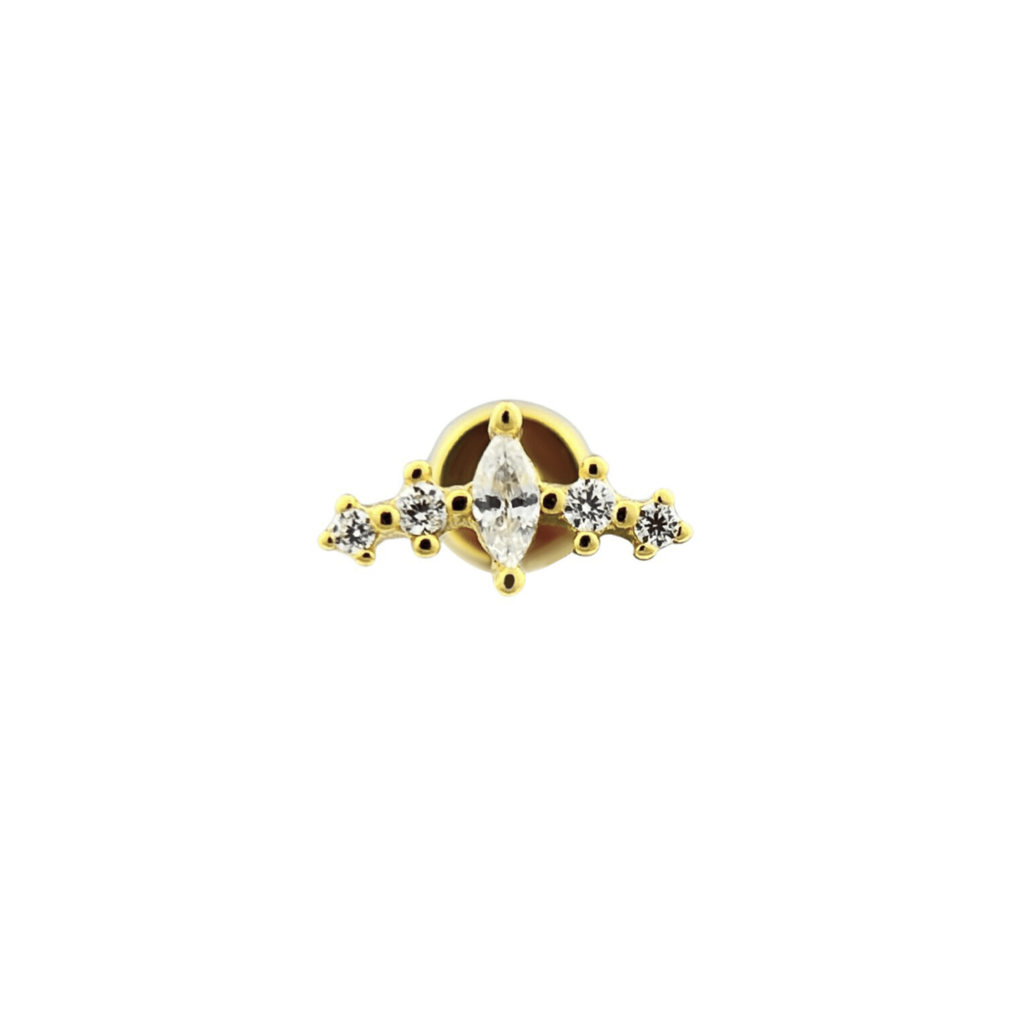 Anneliese Stud Earrings 18K Gold Vermeil - Sonter Studio