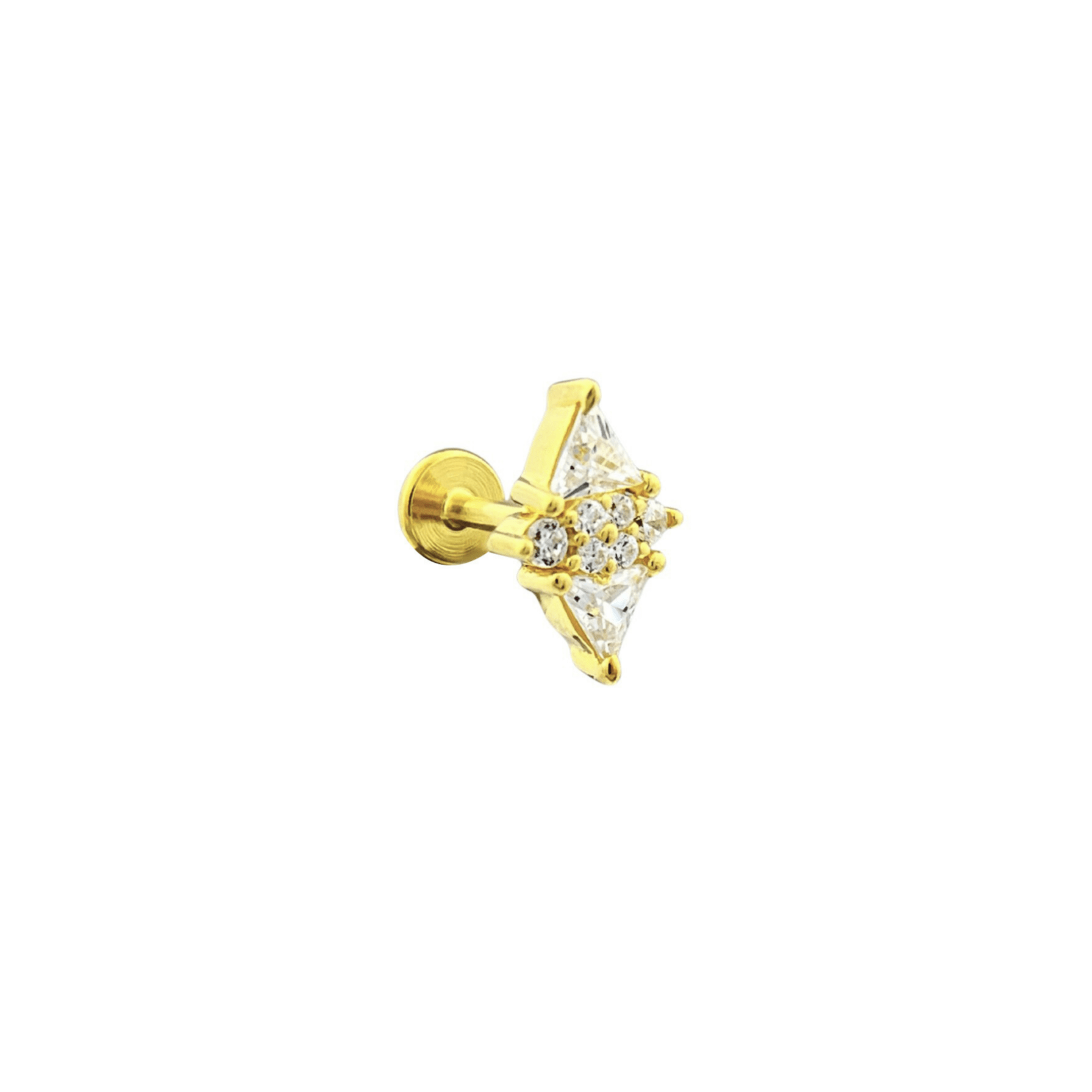 Celeste Stud Earrings 18K Gold Vermeil - Sonter Studio