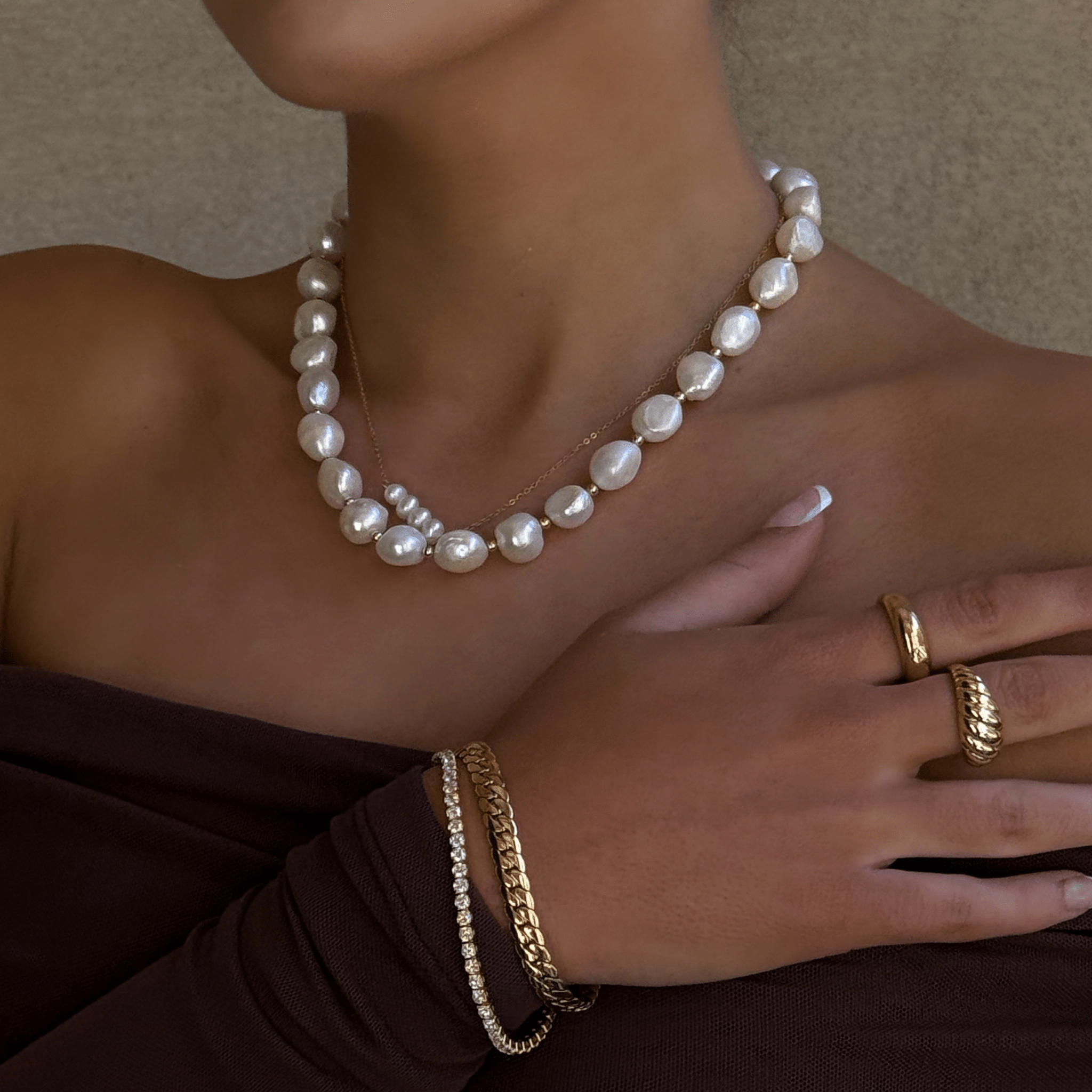 Classic Tennis Bracelet Gold - Sonter Studio