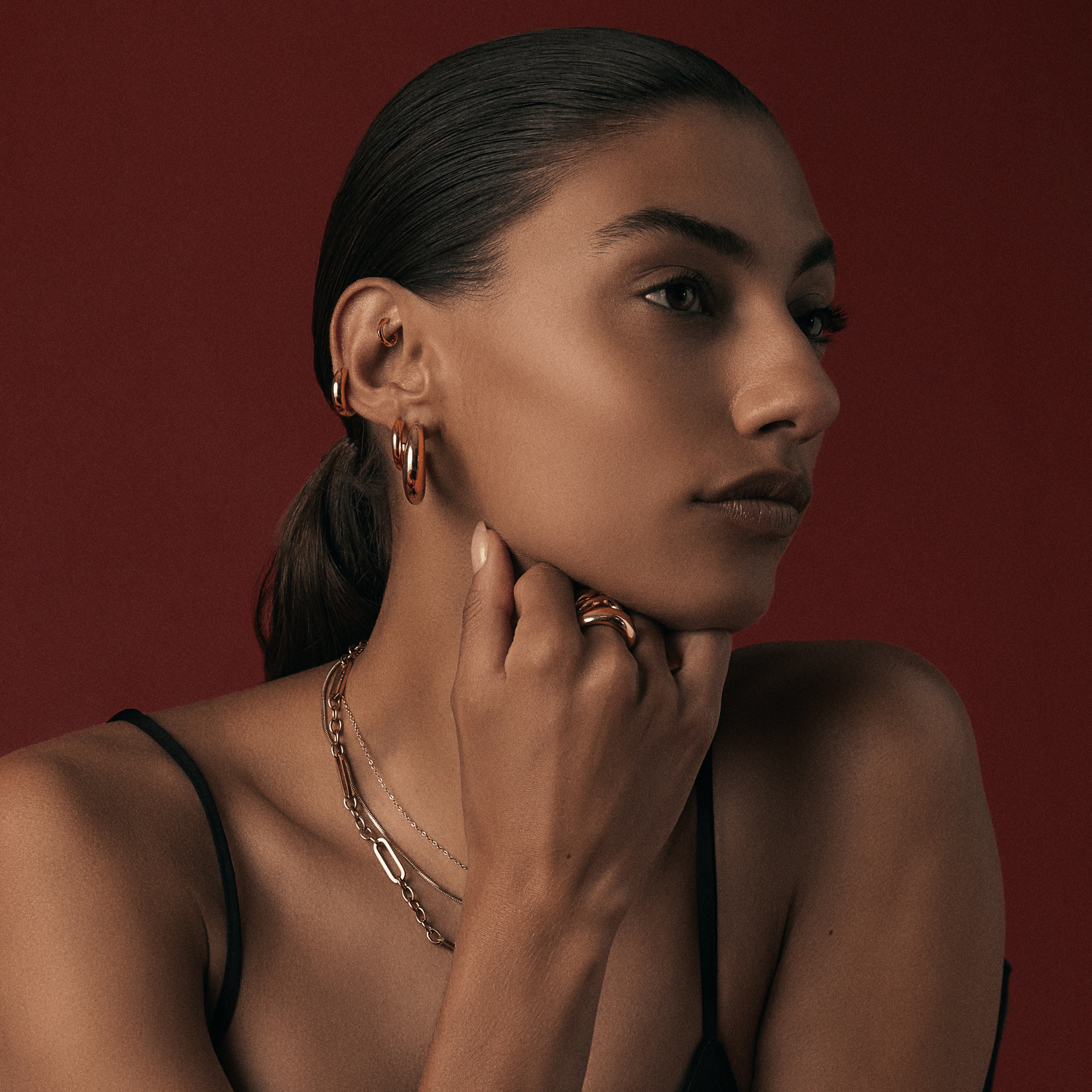 Freesia Mini Hoop Earrings - Sonter Studio