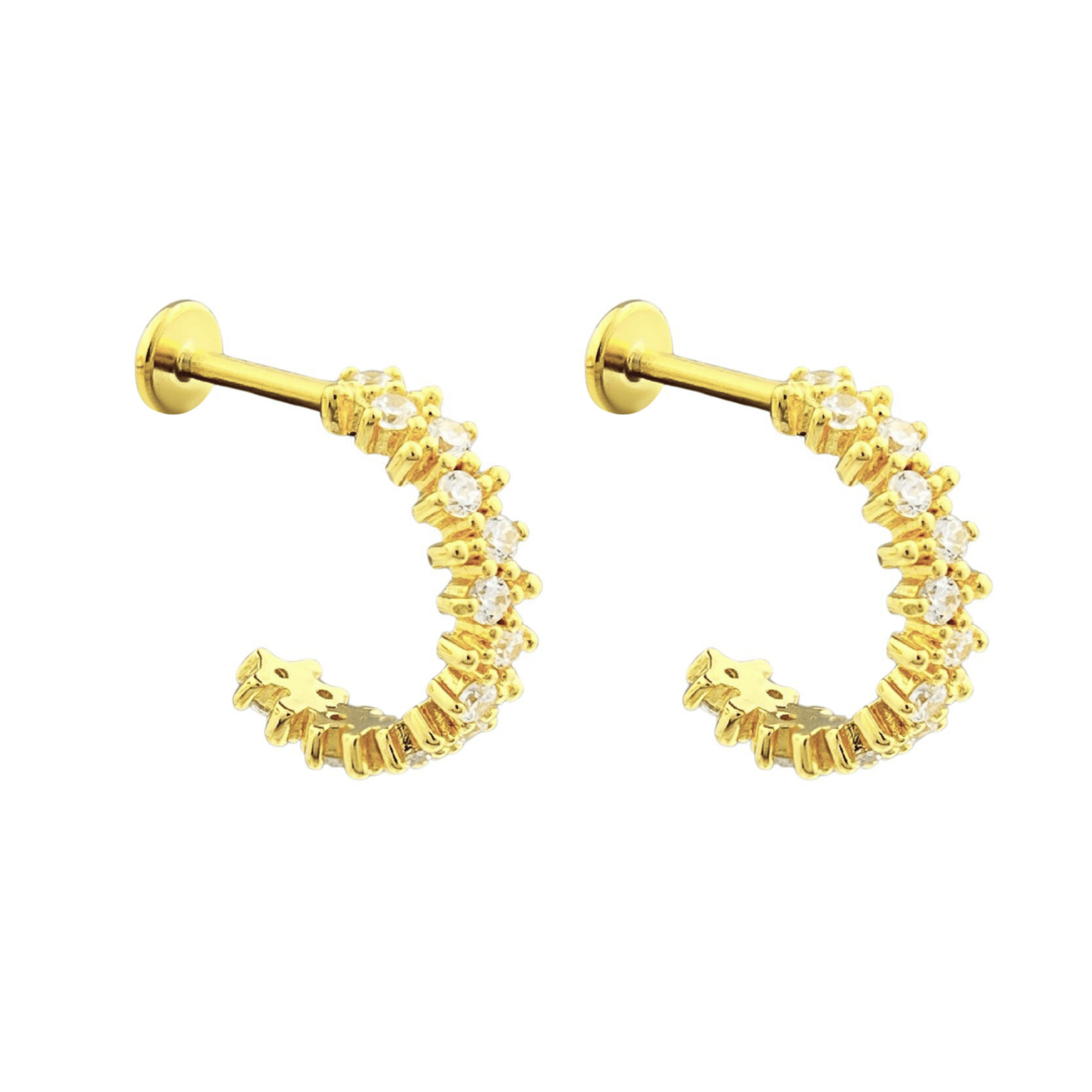 Haven Huggie Earrings 18K Gold Vermeil - Sonter Studio