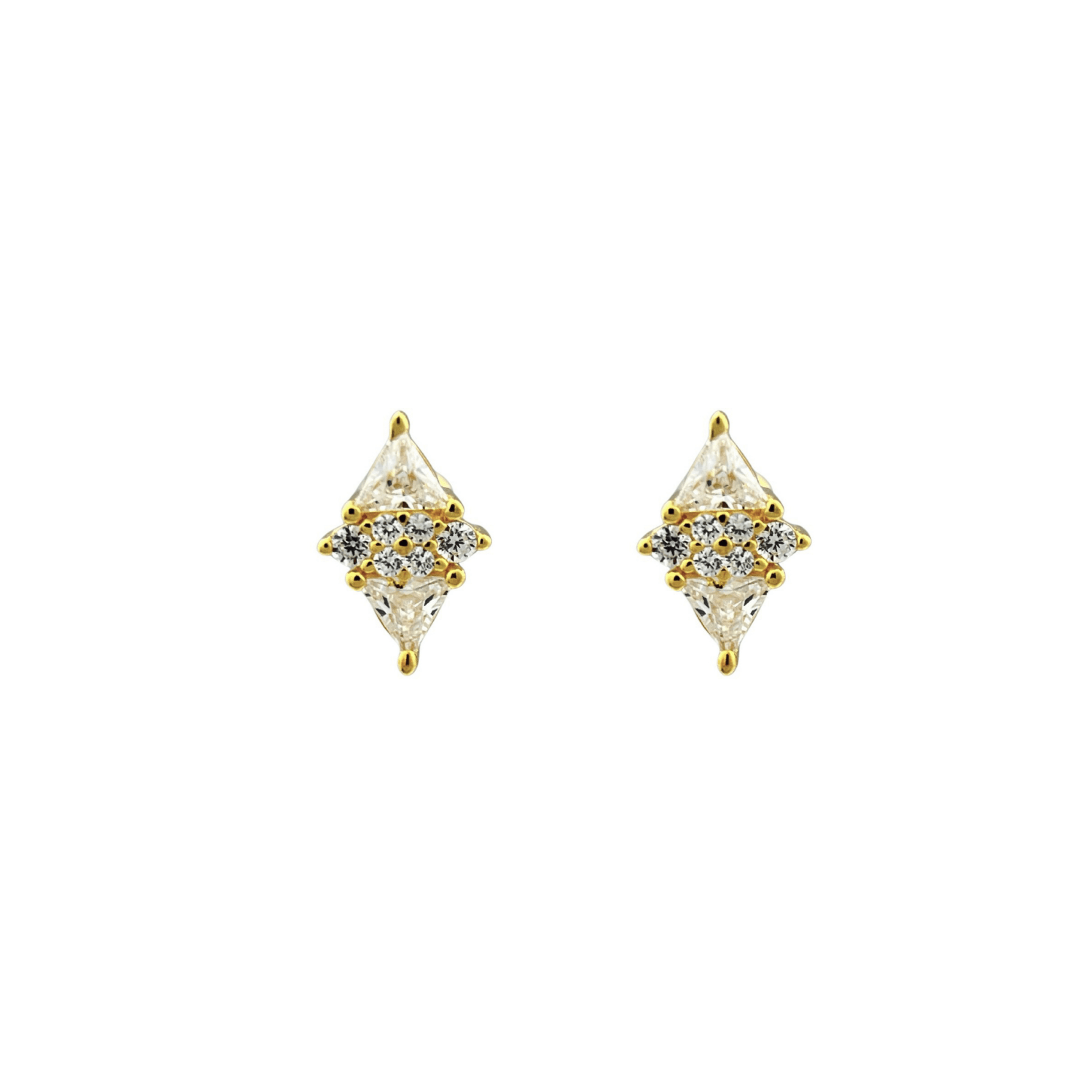 Celeste Stud Earrings 18K Gold Vermeil - Sonter Studio