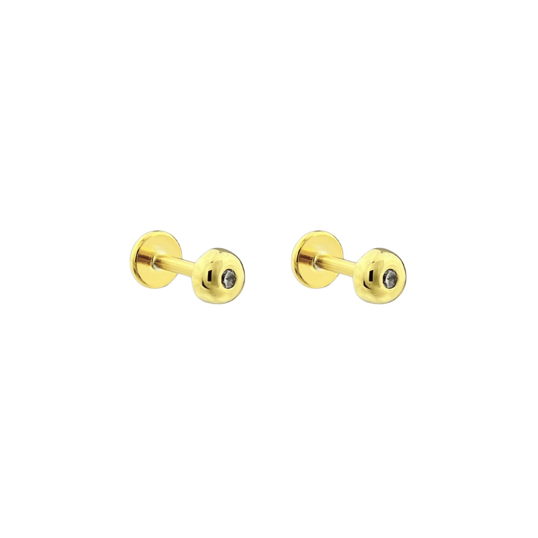Charlotte Stud Earrings 18K Gold Vermeil - Sonter Studio