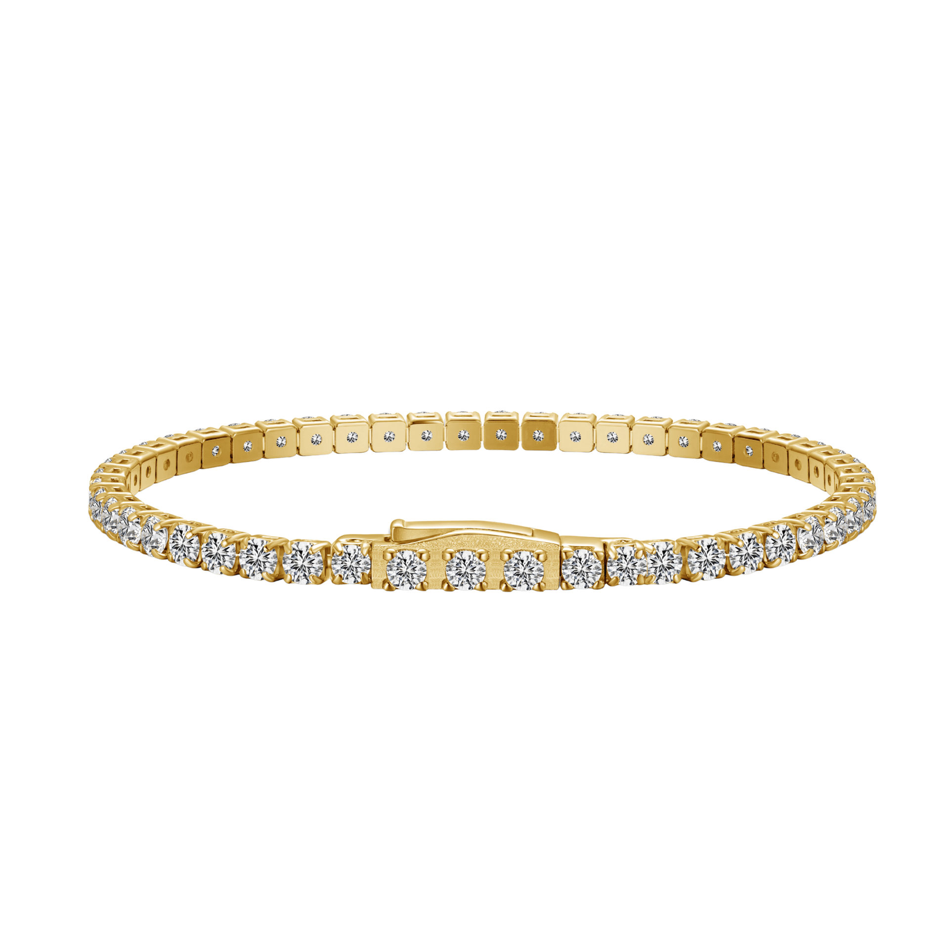 Classic Tennis Bracelet Gold - Sonter Studio