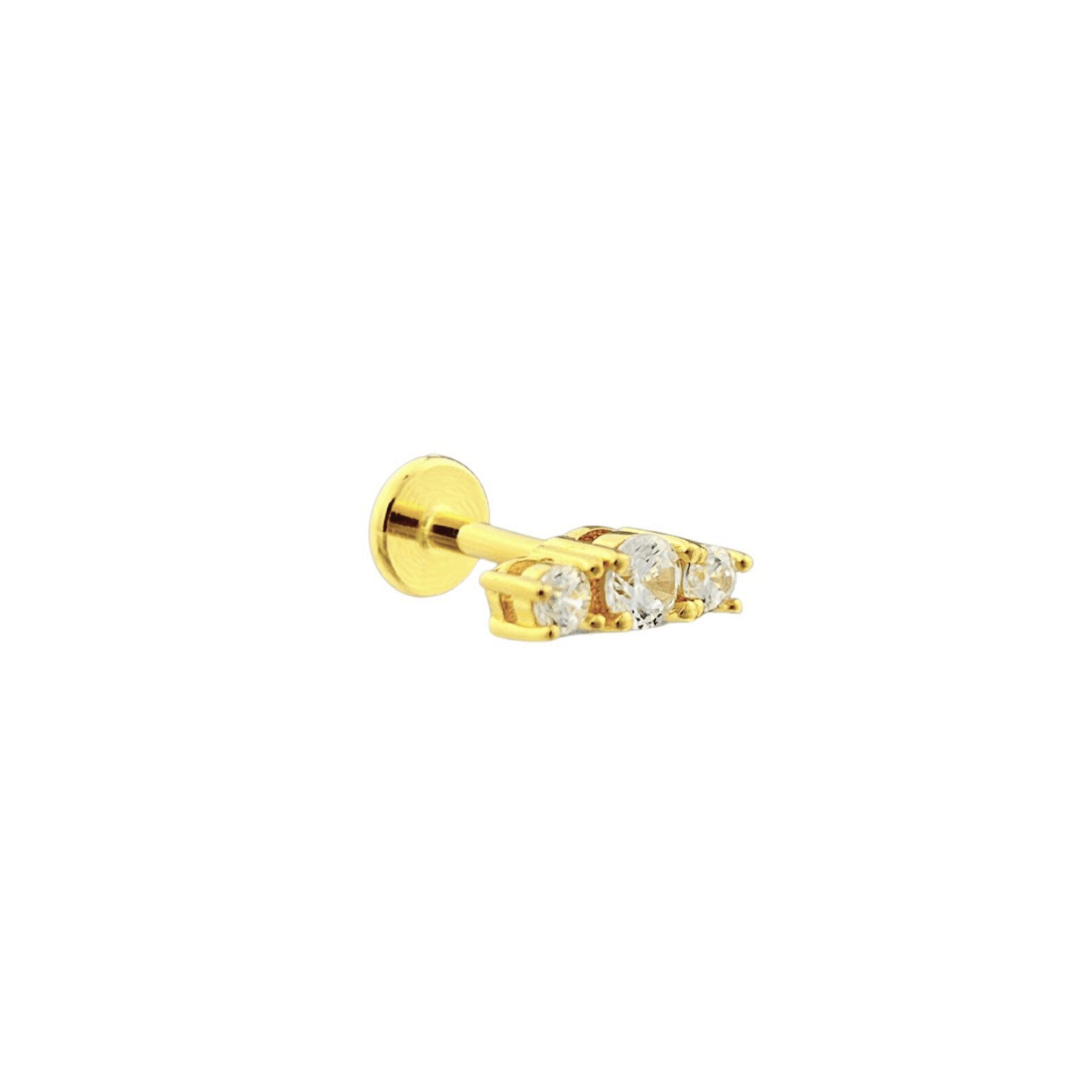 Etta Stud Earrings 18K Gold Vermeil - Sonter Studio