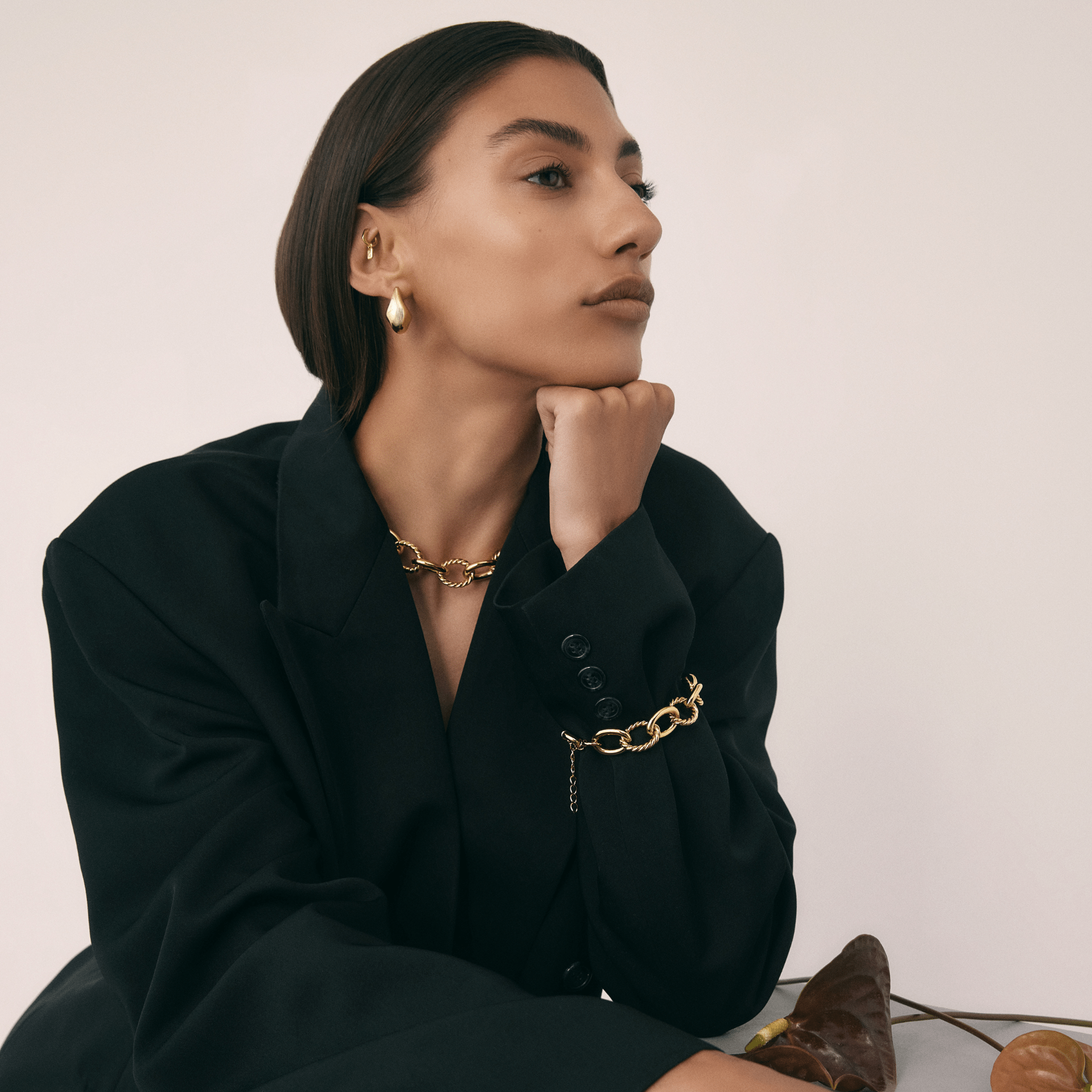 Ever Huggie Earrings 18K Gold Vermeil - Sonter Studio