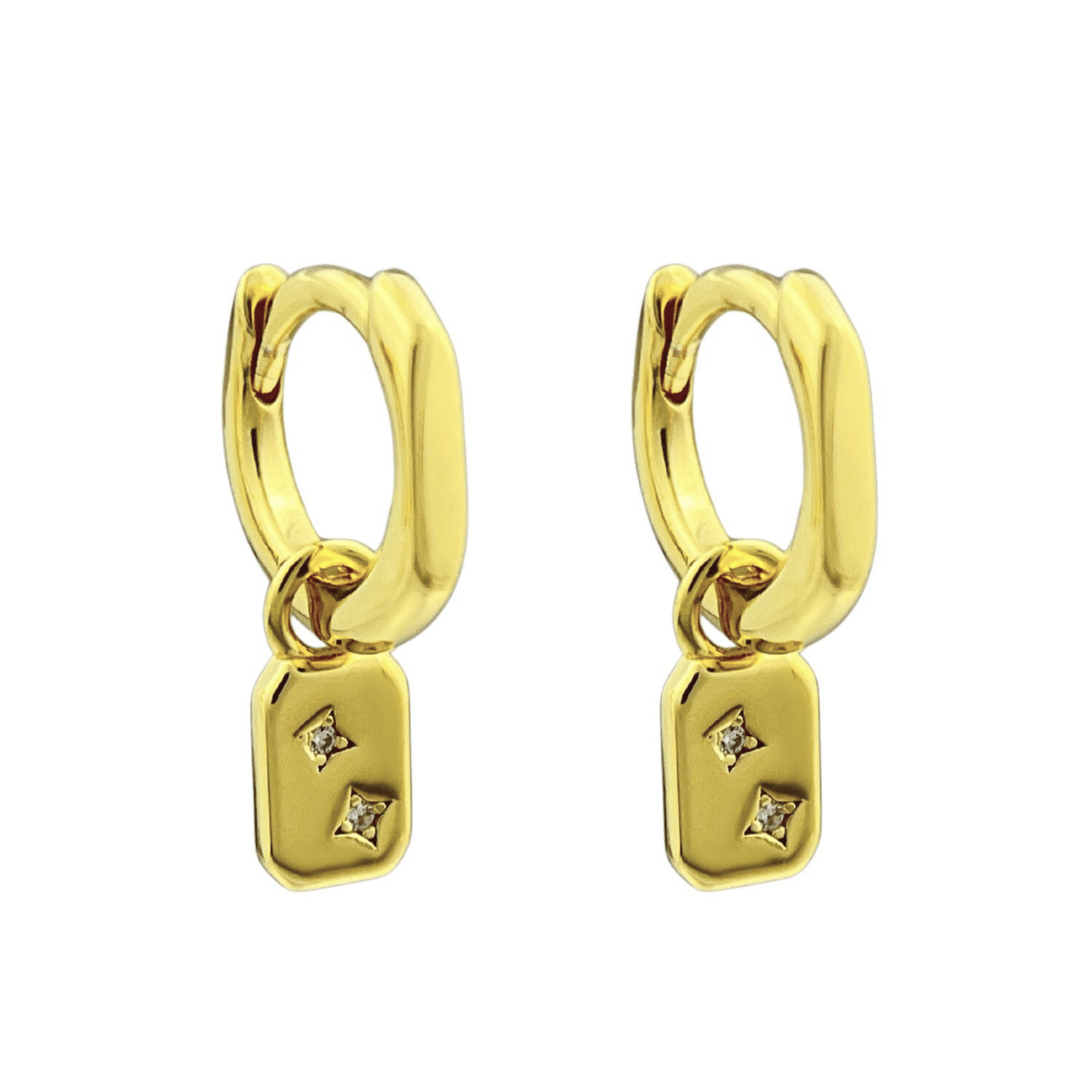 Ever Huggie Earrings 18K Gold Vermeil - Sonter Studio