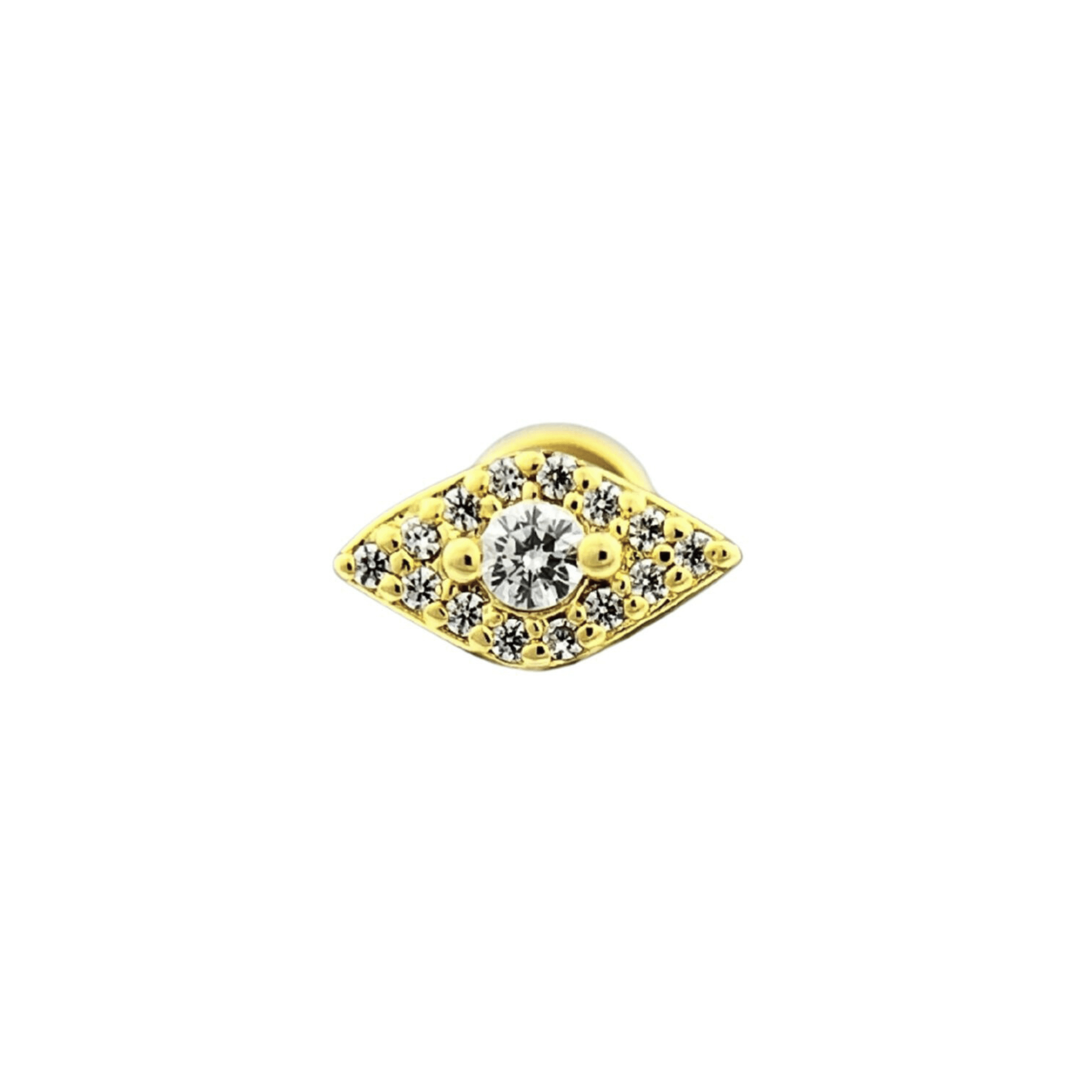 Evil Eye Stud Earrings 18K Gold Vermeil - Sonter Studio